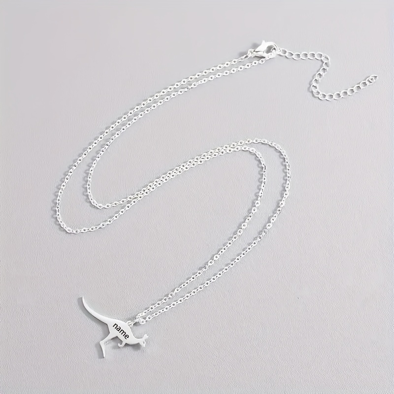 Women's 18K Gold Plated Custom Kangaroo Name Necklace, Personalized Gift